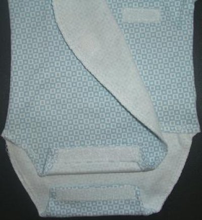 画像1: Preemie Yums 長袖シャツ　ブルースクエアー