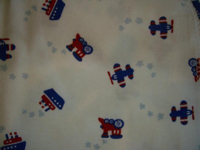 画像1: Preemie Yums 半袖シャツ　のりもの
